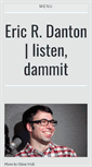 Mobile Screenshot of listendammit.com
